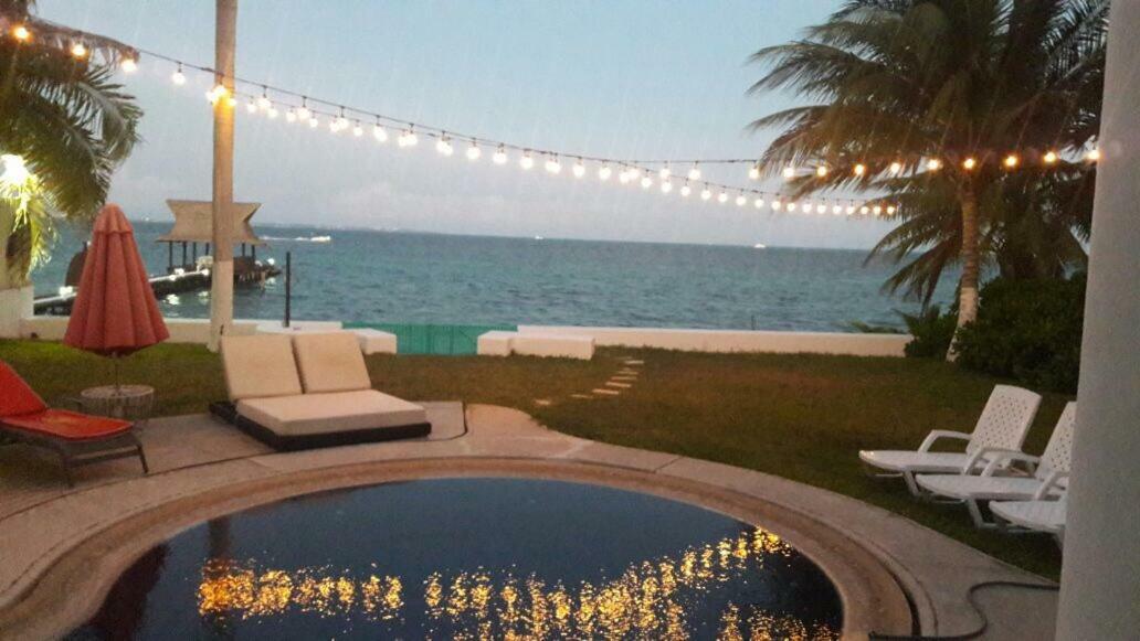 Bella Casa Privada Junto Al Mar Caribe Villa Cancun Luaran gambar